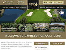 Tablet Screenshot of cypressrun.com